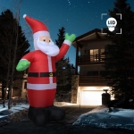 Babbo Natale Gonfiabile con LED IP20 600 cm XXL