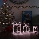 Decorazione Natale Scatole Regalo con 180 LED Interni Esterni