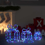 Decorazione Natale Scatole Regalo con 180 LED Interni Esterni