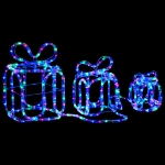 Decorazione Natale Scatole Regalo con 180 LED Interni Esterni