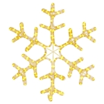 Figura Natalizia Fiocco di Neve 144 LED Bianco Caldo 59x59 cm