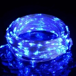 Filo di Micro Luci Fatate Sferiche 40m 400 LED Blu 8 Funzioni