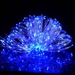 Filo di Micro Luci Fatate Sferiche 40m 400 LED Blu 8 Funzioni