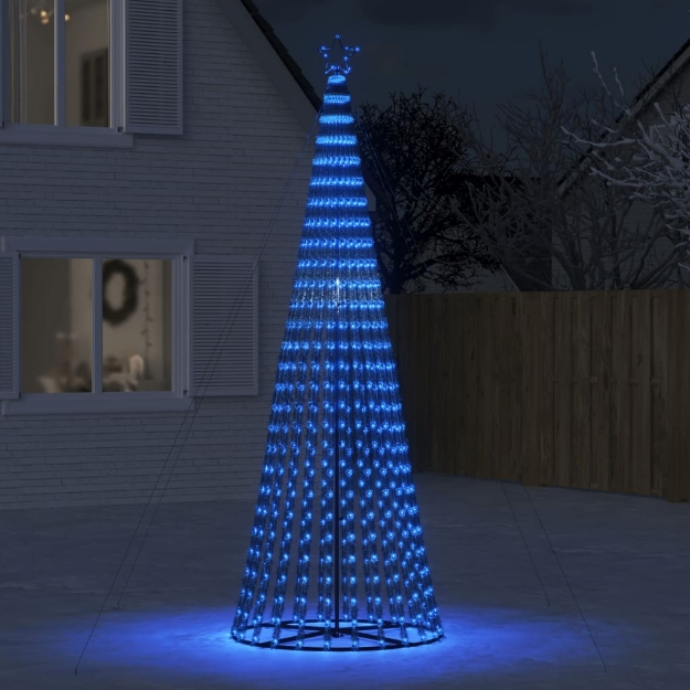 Illuminazione Albero di Natale a Cono 688LED Blu 300cm