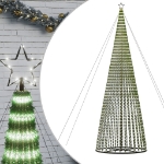 Illuminazione Albero Natale a Cono 1544LED Bianco Freddo 500cm