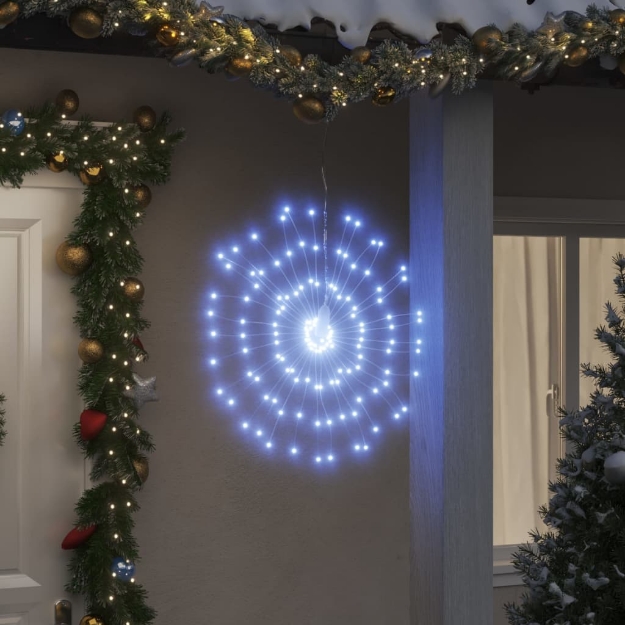 Illuminazioni di Natale Galassia 140 LED 8pz Bianco Freddo 17cm