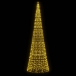 Luce Albero di Natale su Pennone 1534LED Bianco Caldo 500cm