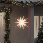 Luce di Natale con LED Pieghevole Bianca 43 cm