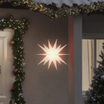 Luci di Natale con LED 3 pz Pieghevoli Bianche 43 cm