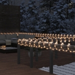 Stringa di Luci con 1200 LED Bianco Caldo 50 m in PVC