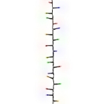Stringa LED Compatta con 400 Luci LED Multicolore 13 m PVC