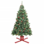 Supporto per Albero di Natale Rosso 61x61x15,5 cm