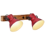 Lampada a Parete 25 W Rosso Anticato 45x25 cm E27