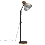 Lampada da Terra 25 W Argento Vintage 30x30x100-150 cm E27