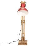 Lampada da Terra 25 W Rosso Anticato 33x25x130-150 cm E27