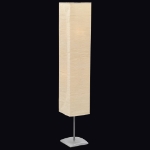 Lampada a Piantana con Supporto in Acciaio 135 cm Beige