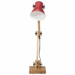 Lampada da Scrivania 25 W Rosso Anticato 23x18x96 cm E27