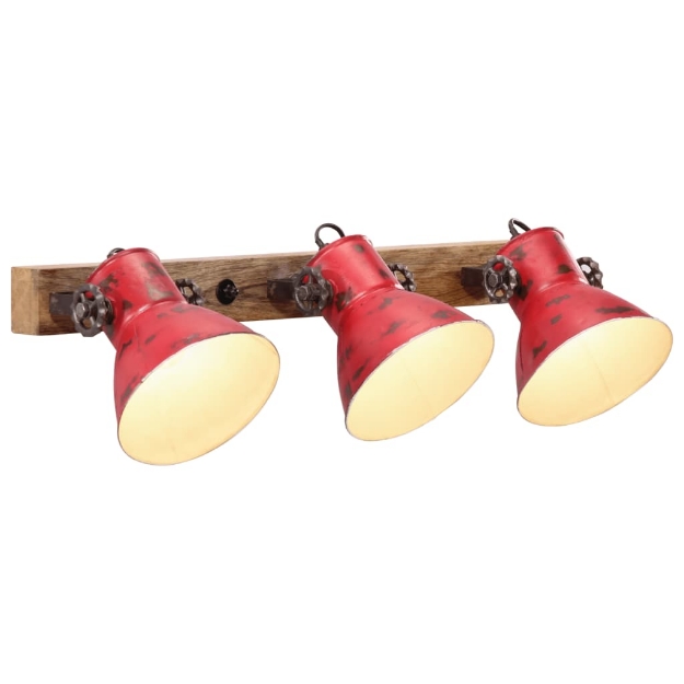 Lampada a Parete 25 W Rosso Anticato 65x25 cm E27