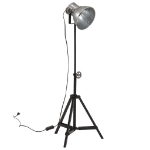 Lampada da Terra 25 W Argento Vintage 35x35x65/95 cm E27