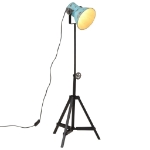 Lampada da Terra 25 W Blu Anticato 35x35x65/95 cm E27