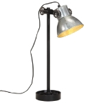 Lampada da Scrivania 25 W Argento Vintage 15x15x55 cm E27