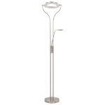 Lampada a Stelo 18 W Argento 180 cm Dimmerabile