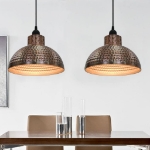 Lampadari 2 p Semisferici Color Rame