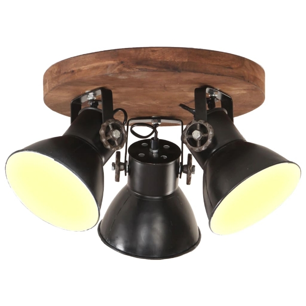 Lampada a Sospensione Industriale 25 W Nero 42x27 cm E27