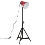 Lampada da Terra 25 W Rosso Anticato 35x35x65/95 cm E27