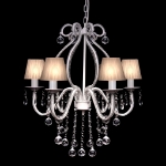 Lampadario con 2300 Cristalli Bianchi