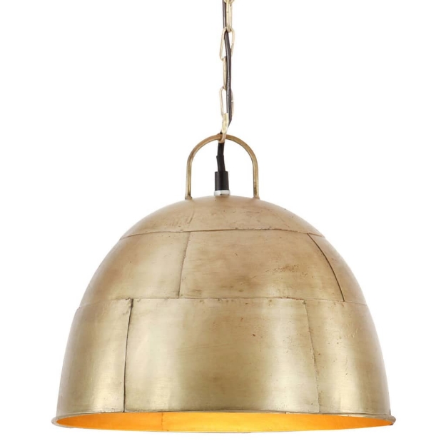 Lampada Industriale Vintage 25 W Ottone Rotonda 31 cm E27