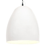 Lampada a Sospensione Industriale 25 W Bianca Rotonda 42 cm E27