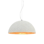 Lampadario da Soffitto Bianco e Oro Ø50 cm E27