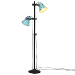 Lampada da Terra 25 W Blu Anticato 25x25x90/140 cm E27