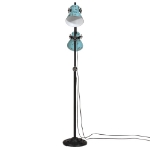 Lampada da Terra 25 W Blu Anticato 25x25x90/140 cm E27