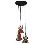 Lampada Pensile 25 W Multicolore 30x30x100 cm E27