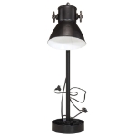 Lampada da Scrivania 25 W Nera 15x15x55 cm E27