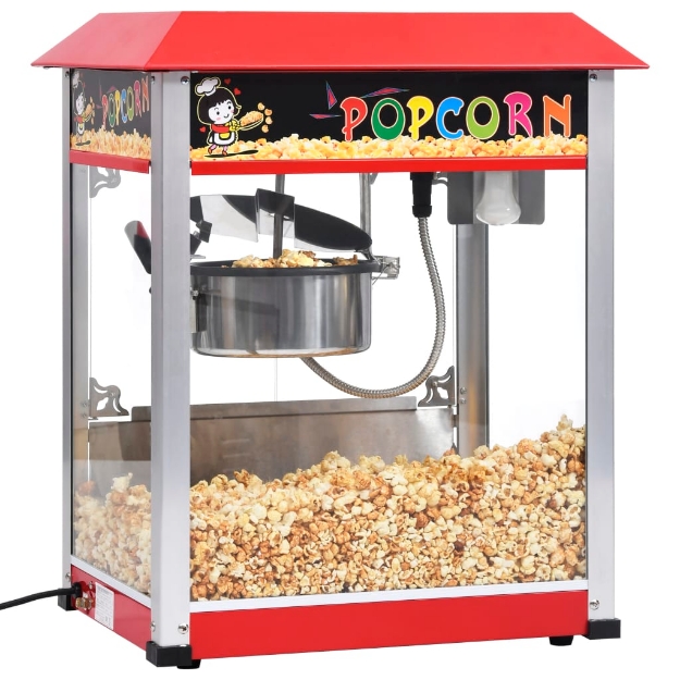 Macchina per Popcorn con Pentola in Teflon 1400 W