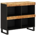 Credenza 85x33x75 cm in Legno Massello di Mango