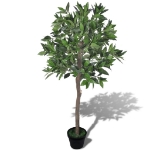 Albero di Alloro Artificiale con Vaso 120 cm