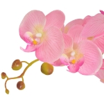 Orchidea Artificiale con Vaso 65 cm Rosa