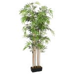 Albero Bambù Artificiale 1095 Foglie 150 cm Verde