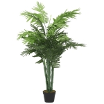 Palma Artificiale 28 Foglie 120 cm Verde