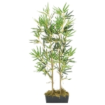 Albero Bambù Artificiale 552 Foglie 120 cm Verde