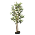 Albero Bambù Artificiale 1104 Foglie 180 cm Verde