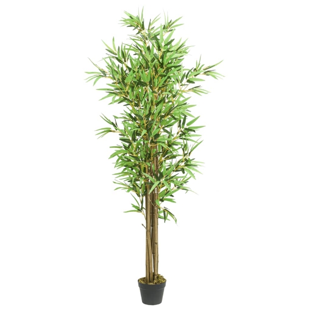 Albero Bambù Artificiale 1288 Foglie 180 cm Verde