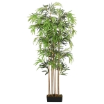 Albero Bambù Artificiale 1605 Foglie 180 cm Verde