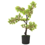 Bonsai di Cipresso Artificiale con Vaso 60 cm Verde