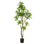 Emerald Albero di Dracaena Artificiale 155 cm Verde