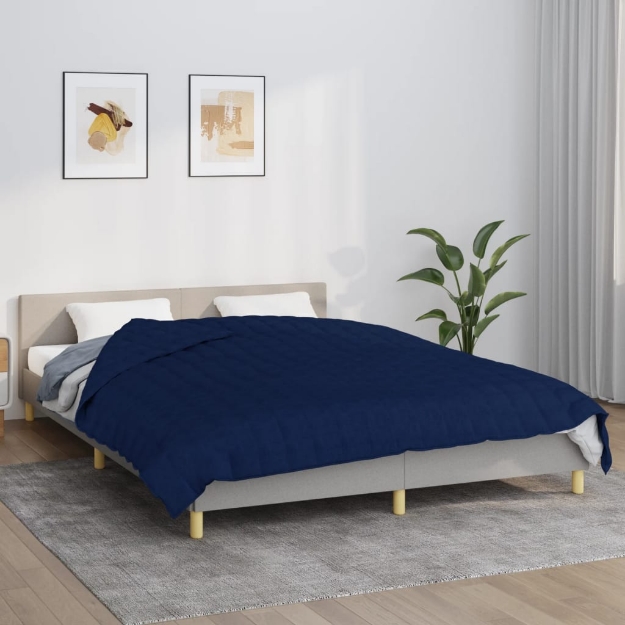 Coperta Ponderata Blu 220x230 cm 11 kg Tessuto